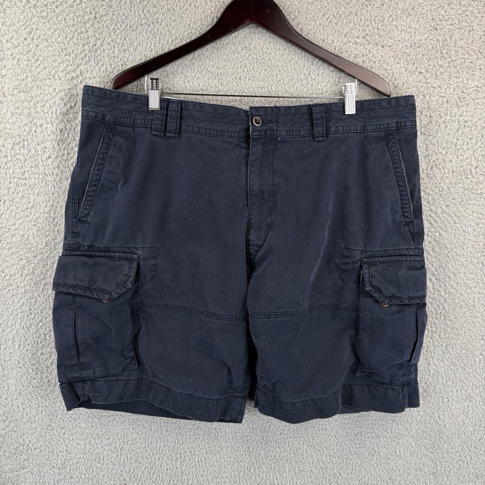 Polo Ralph Lauren Cargo Shorts Mens 42 10" Navy Blue Classic Cotton Casual Y2K